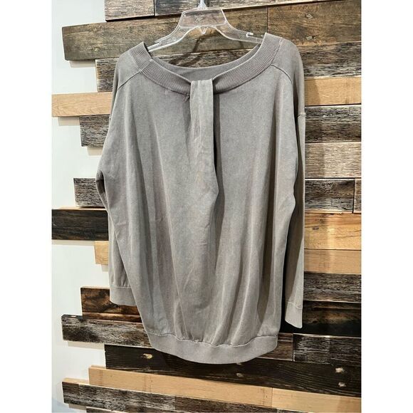 Barefoot dreams NWT drapeback tunic sweater oversized relax fit sz S - Picture 2 of 8